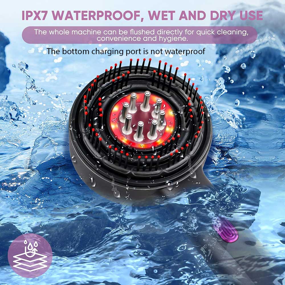 IPX7 Waterproof Scalp Massager